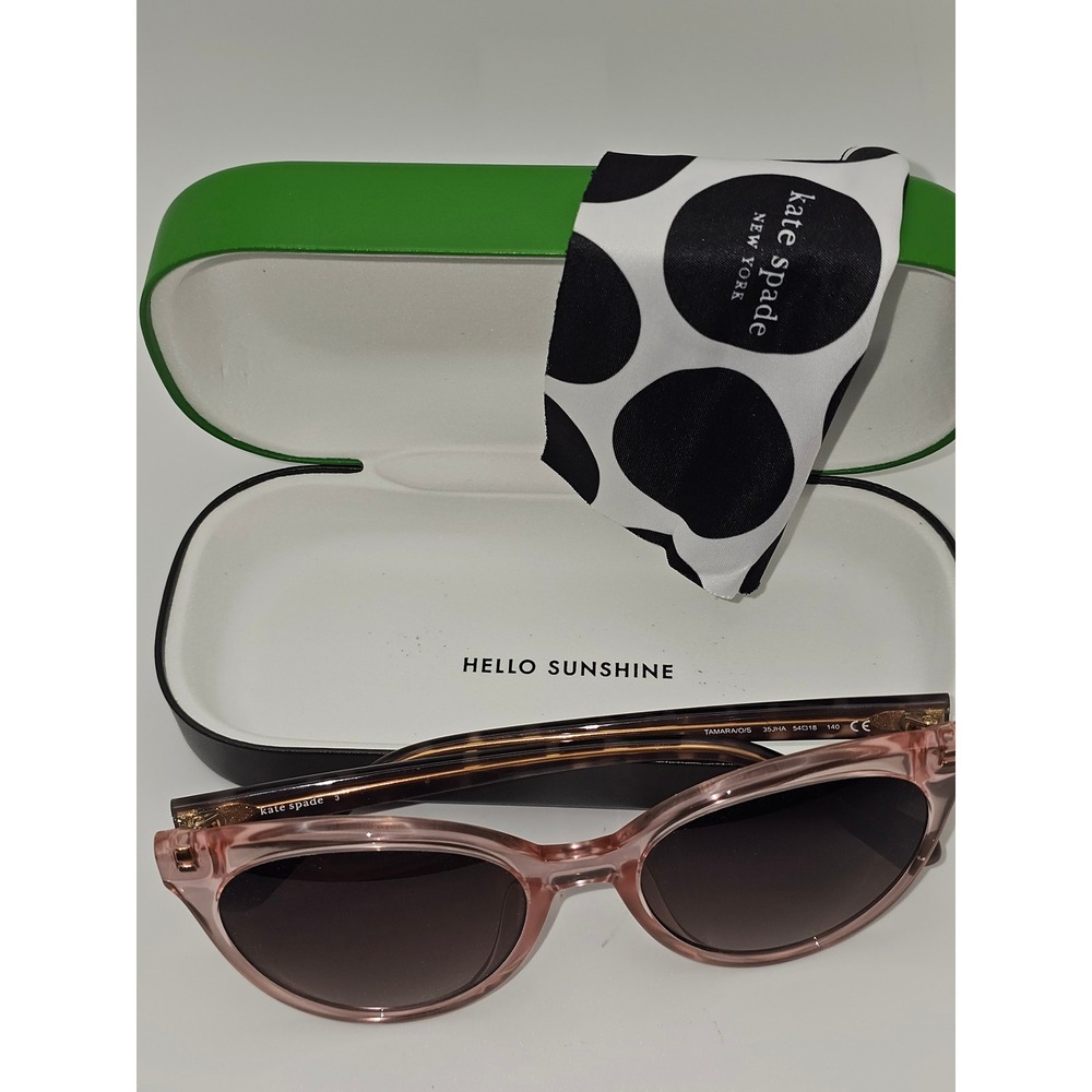 NEW KATE SPADE TAMARA/O/S 35J‎ PINK BROWN GRADIENT SUNGLASSES 54/18/140